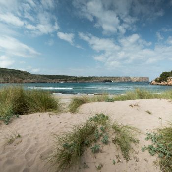 Best beaches in Menorca - sand dunes and waves